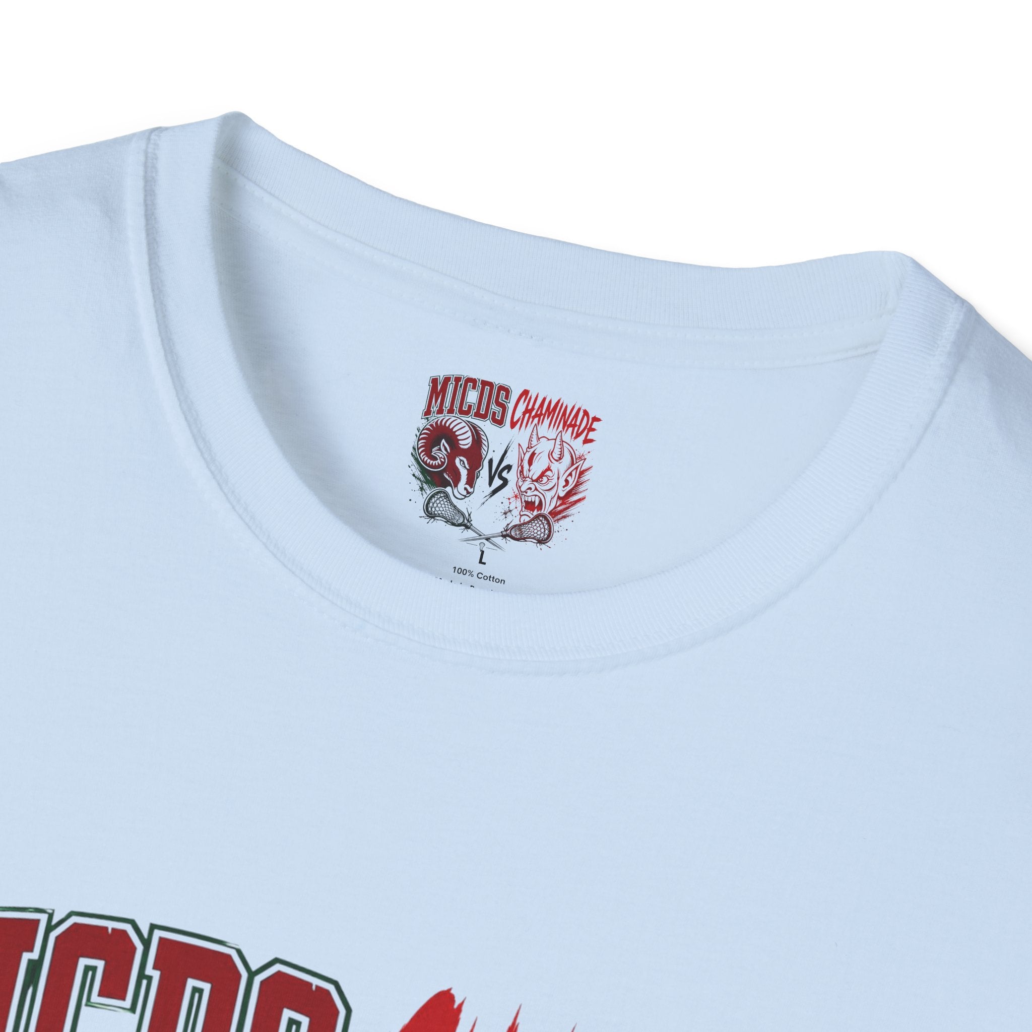 Rams vs Demons Lacrosse T-Shirt — MICDS Chaminade Game Day Tee