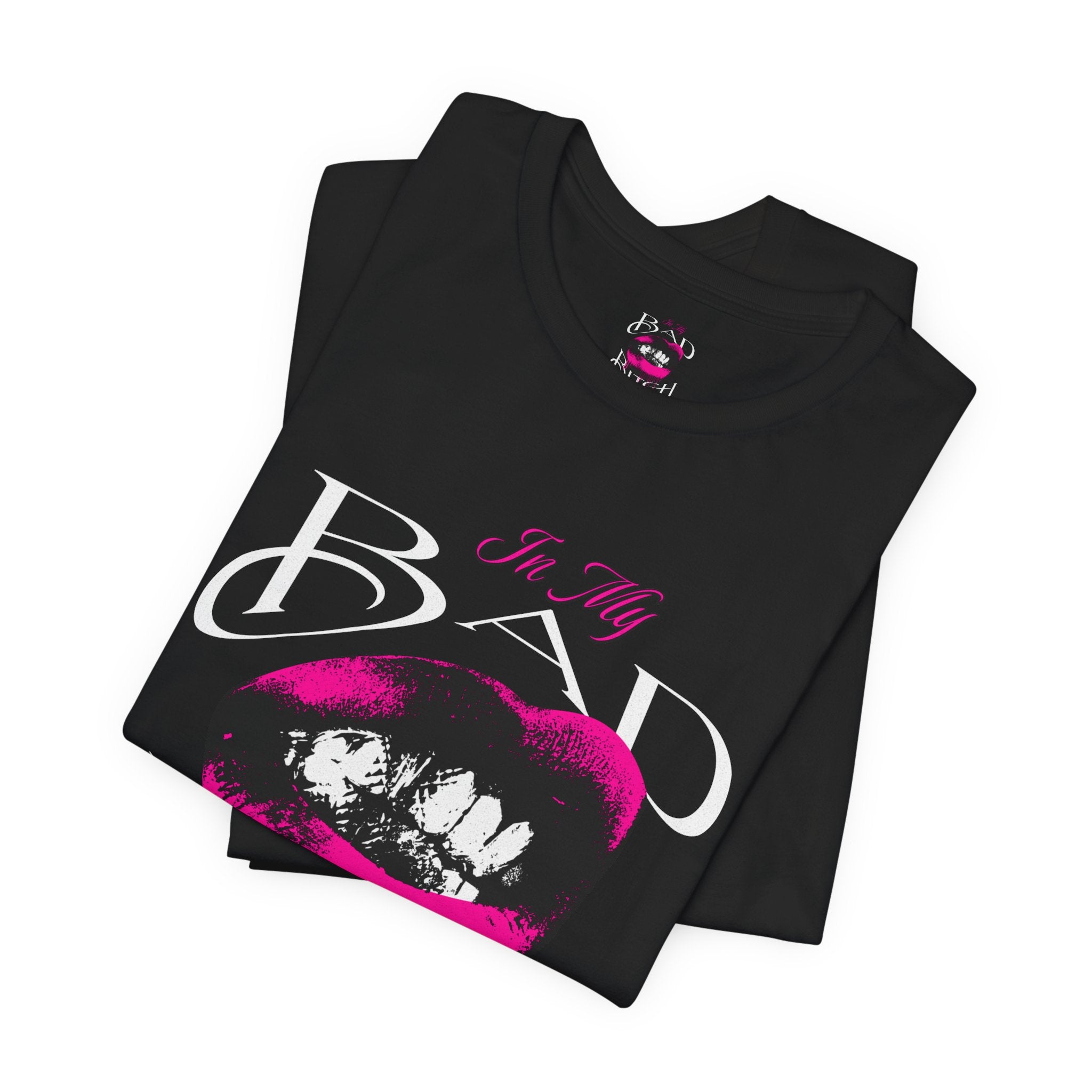 Graphic Tee — 'In My Era' Pink Drip Lips Shirt