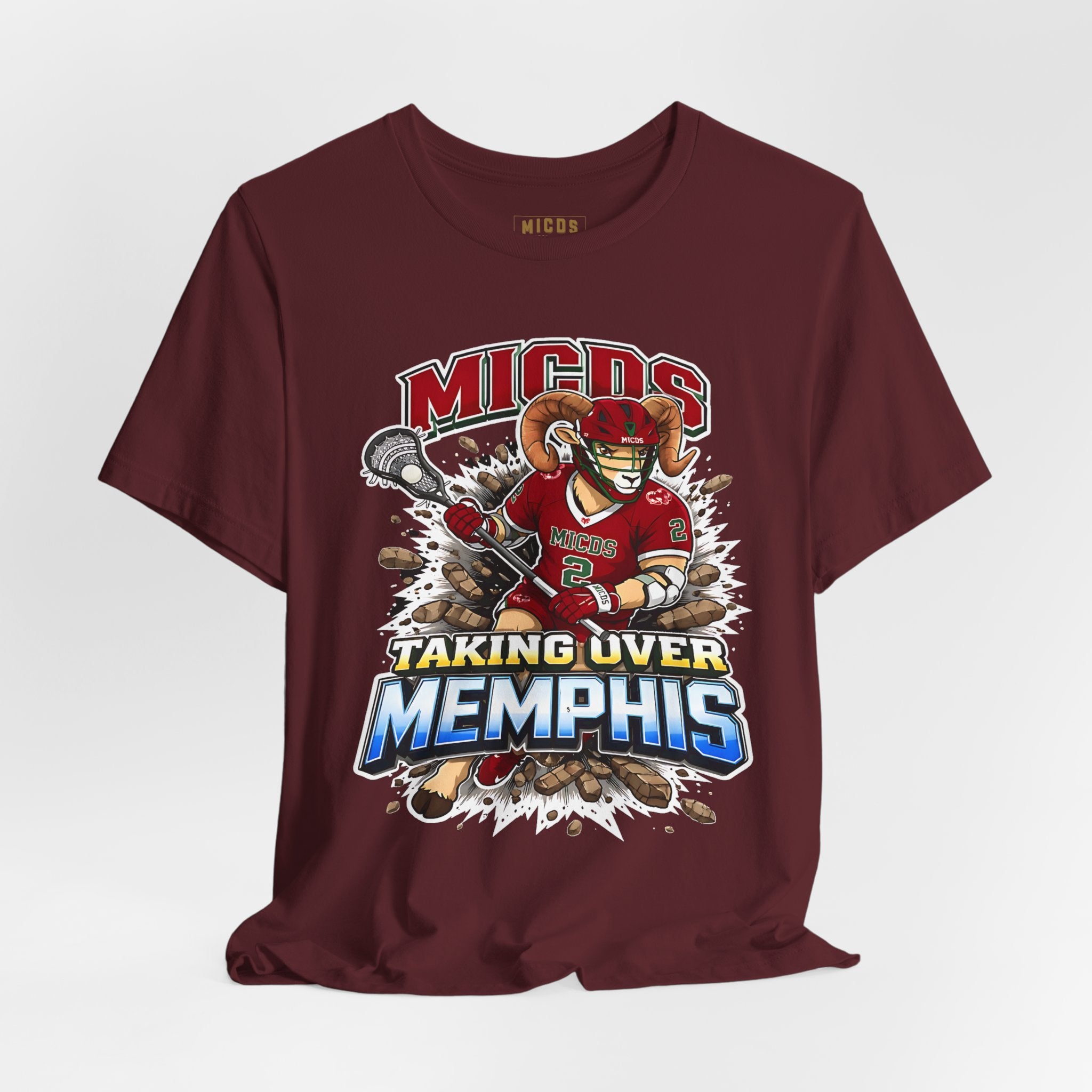 Limited Edition Taking Over Memphis Lacrosse Tee — MICDS Team Shirt