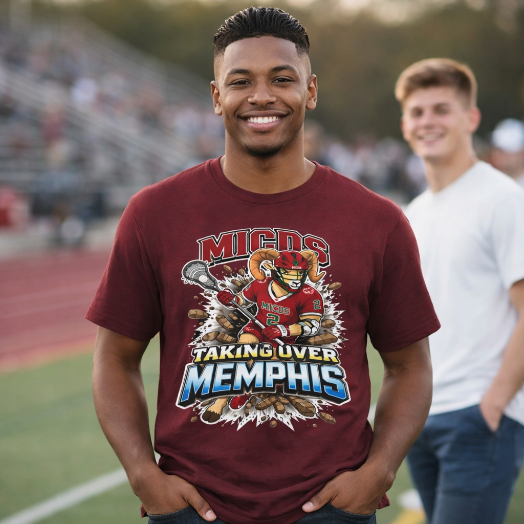 Limited Edition Taking Over Memphis Lacrosse Tee — MICDS Team Shirt