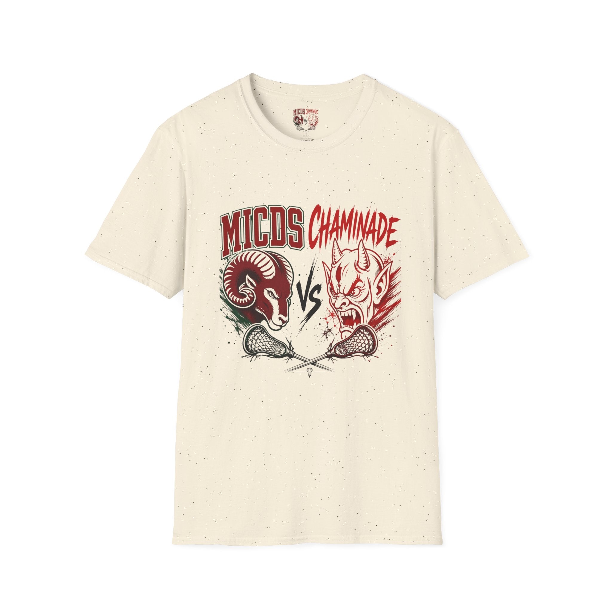 Rams vs Demons Lacrosse T-Shirt — MICDS Chaminade Game Day Tee