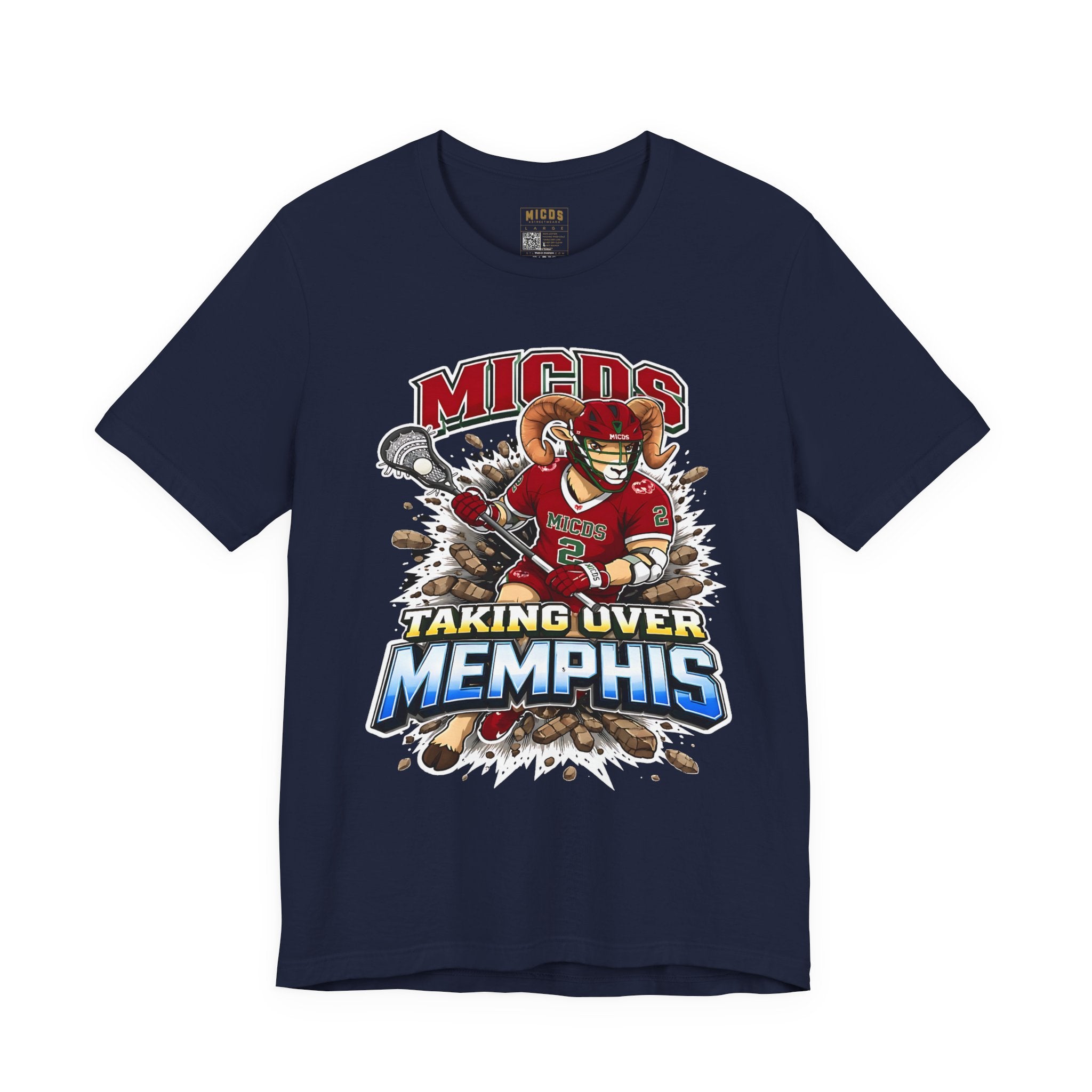 Limited Edition Taking Over Memphis Lacrosse Tee — MICDS Team Shirt