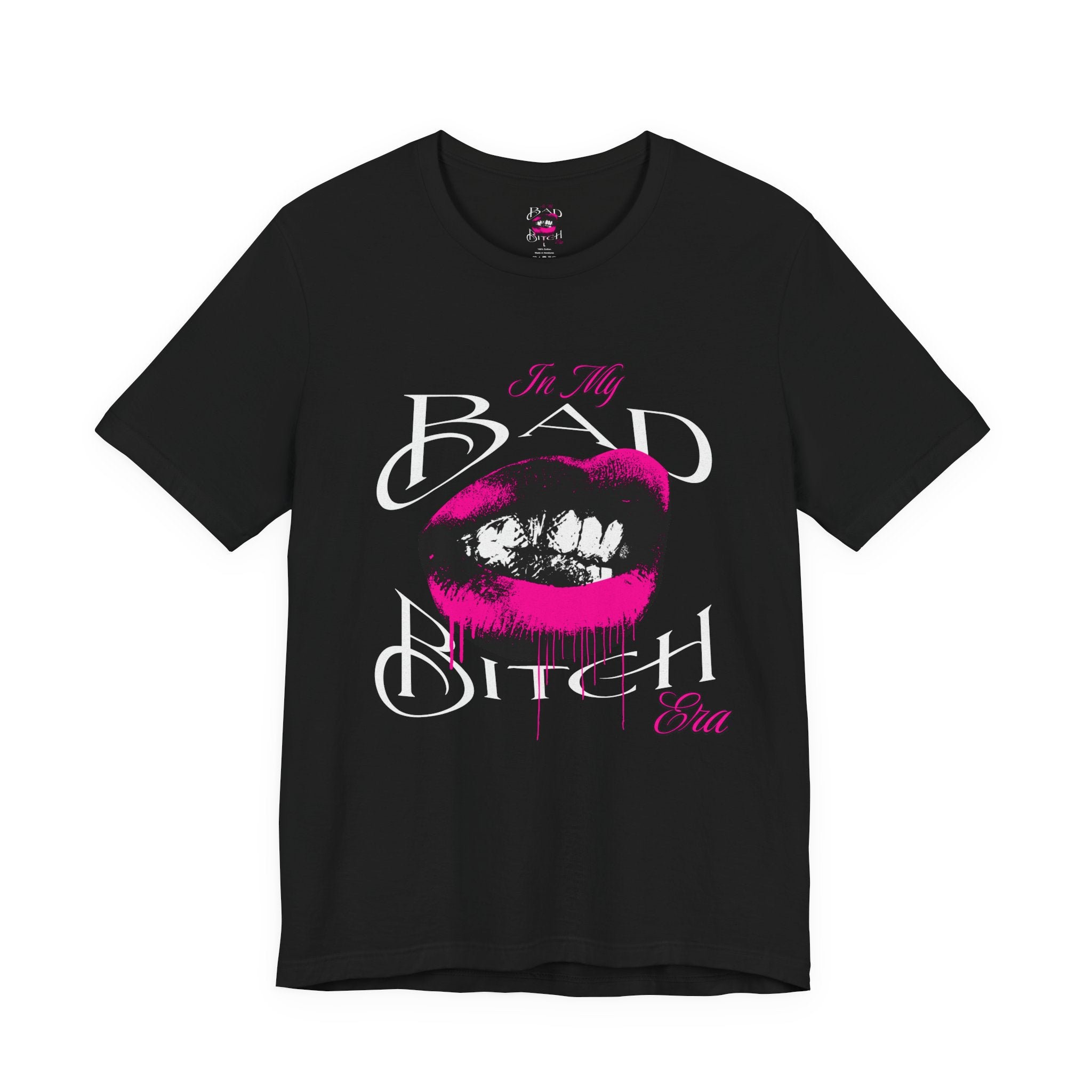 Graphic Tee — 'In My Era' Pink Drip Lips Shirt