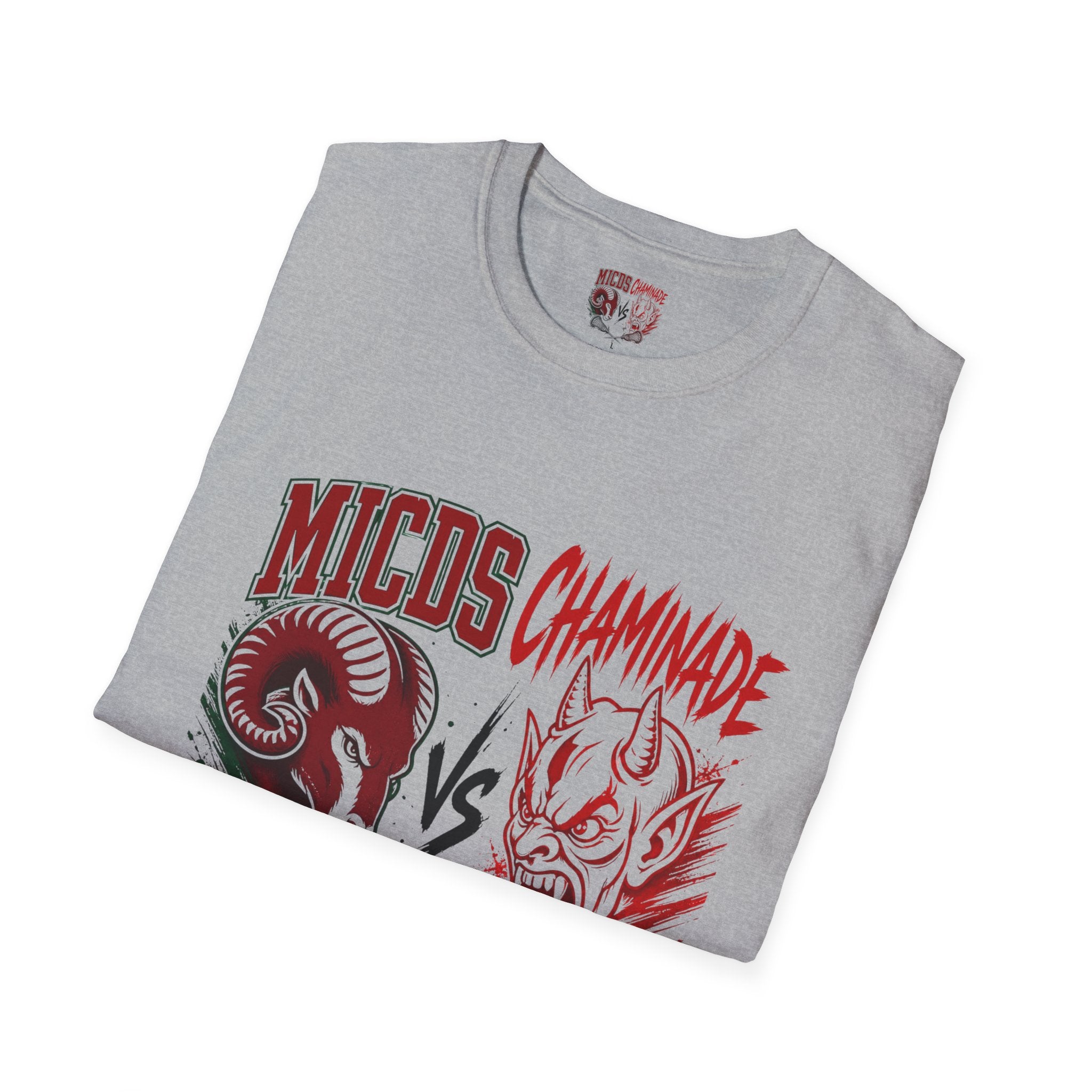 Rams vs Demons Lacrosse T-Shirt — MICDS Chaminade Game Day Tee