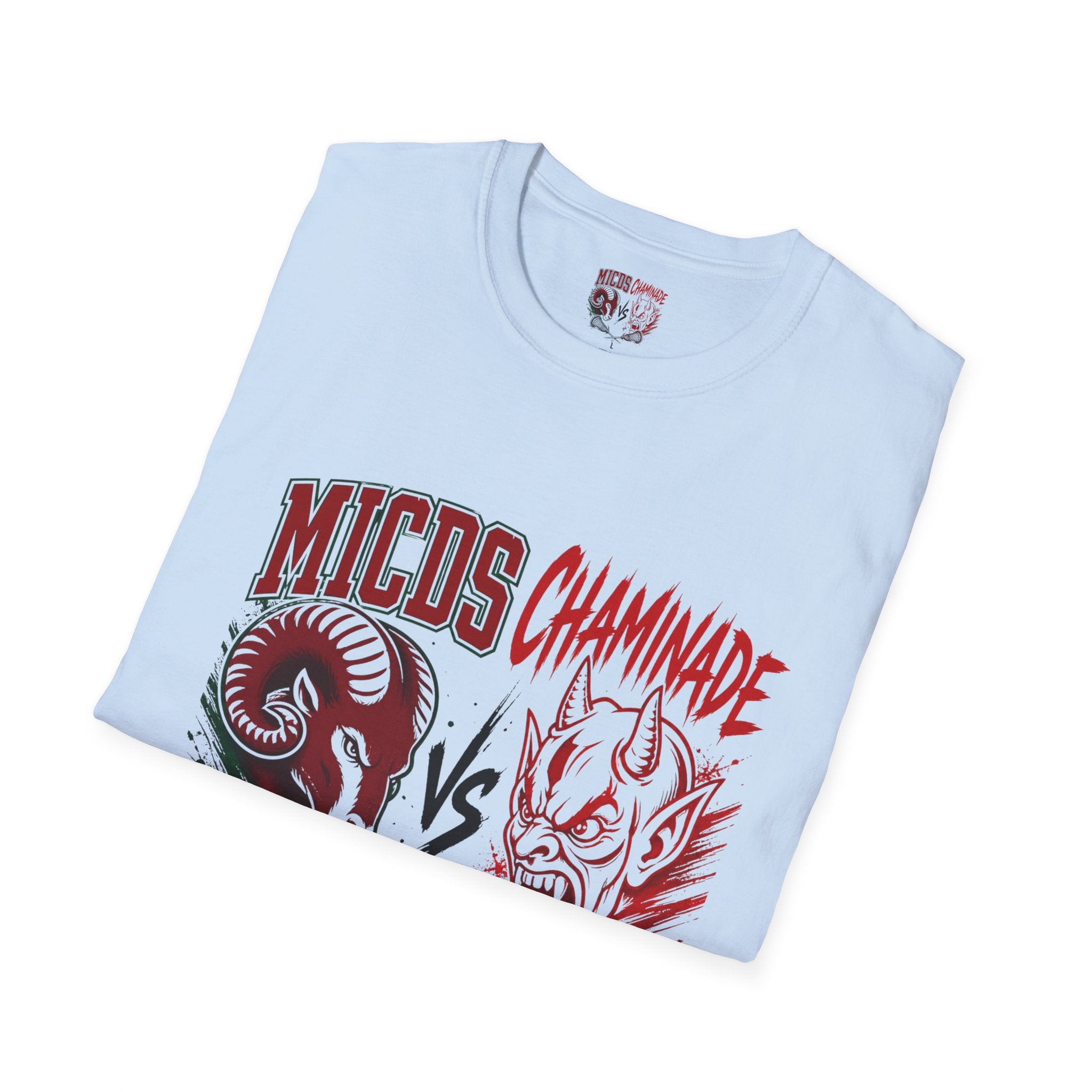 Rams vs Demons Lacrosse T-Shirt — MICDS Chaminade Game Day Tee