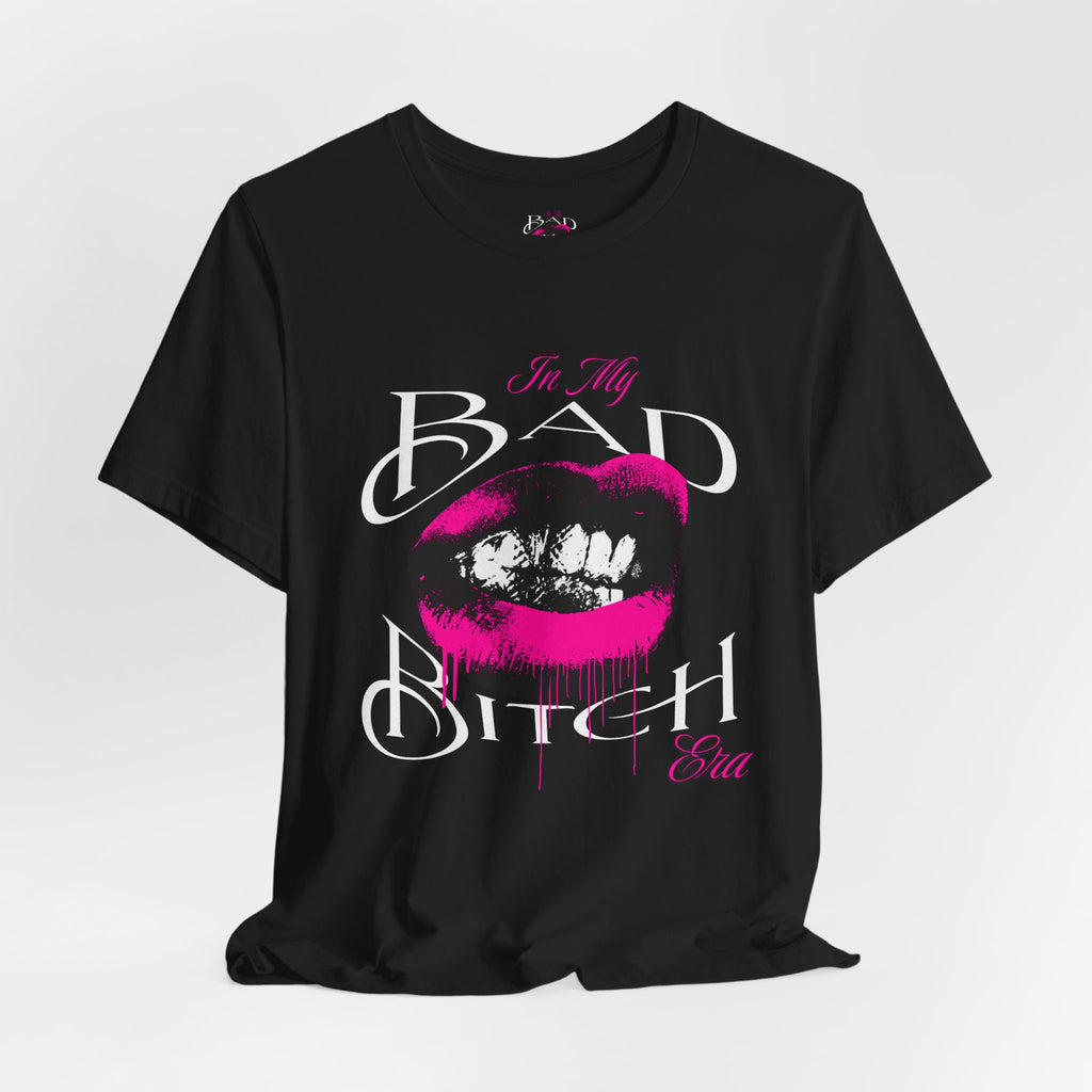 Graphic Tee — 'In My Era' Pink Drip Lips Shirt