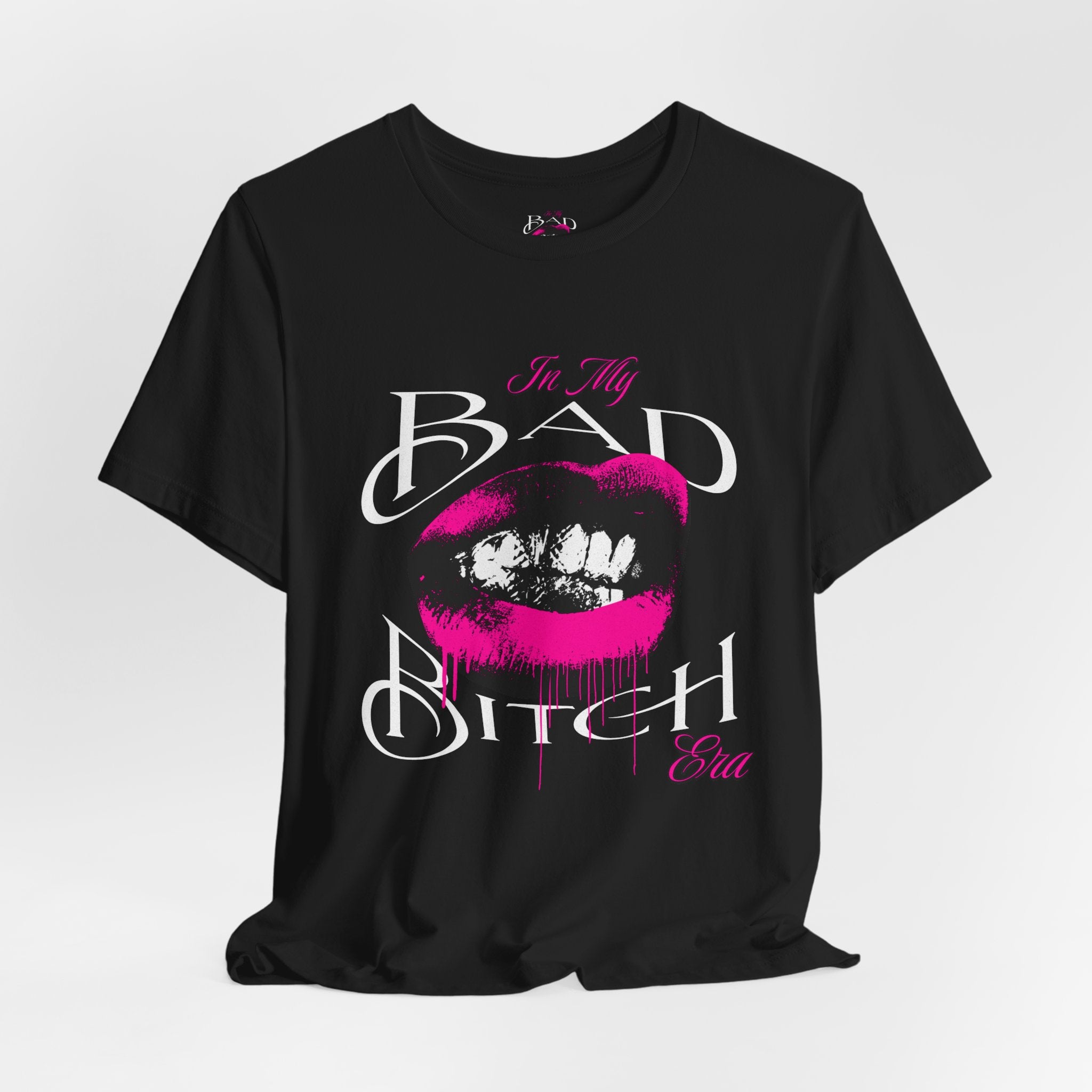 Graphic Tee — 'In My Era' Pink Drip Lips Shirt